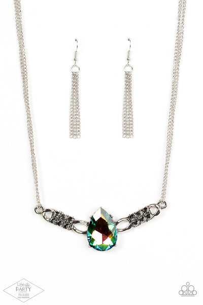 Paparazzi Way To Make An Entrance - Multi Oil Spill Necklace