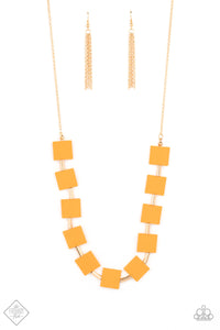 Paparazzi Hello Material Girl Orange Necklace