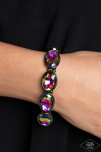 Paparazzi Diva In Disguise - Multi Oil Spill Bracelet