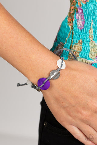 Paparazzi Shore Up - Purple Bracelet