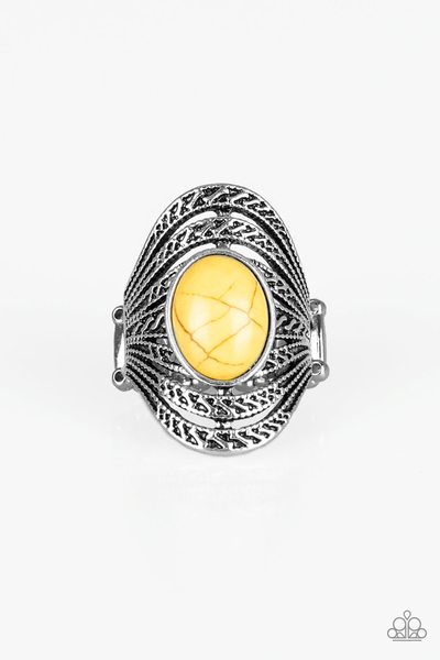 Paparazzi Royal Roamer - Yellow Ring