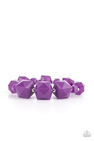 Paparazzi Trendsetting Tourist - Purple Bracelet