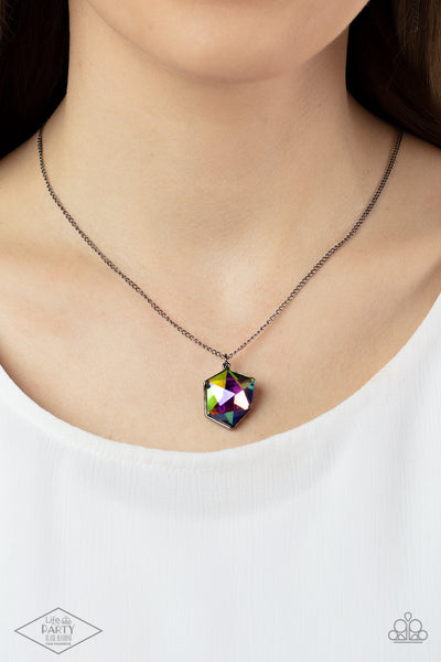 Paparazzi Stella Serenity Multi Oil Spill Necklace