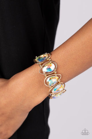 The Sparkle Society - Gold Iridescent Bracelet