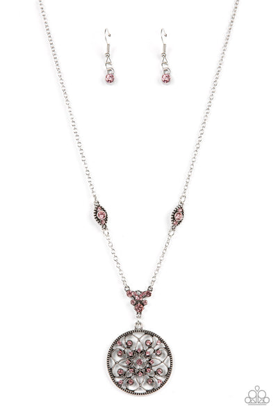 Paparazzi TIMELESS Traveler - Pink Necklace