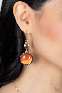 Paparazzi Magically Magnificent - Orange Earrings