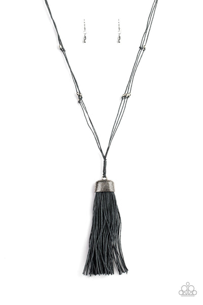 Paparazzi Brush It Off Silver necklace