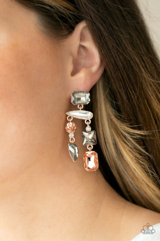 Paparazzi Hazard Pay Multi Earrings