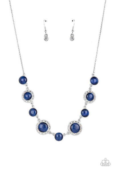 Paparazzi Too Good To Beam Truth Blue Necklace