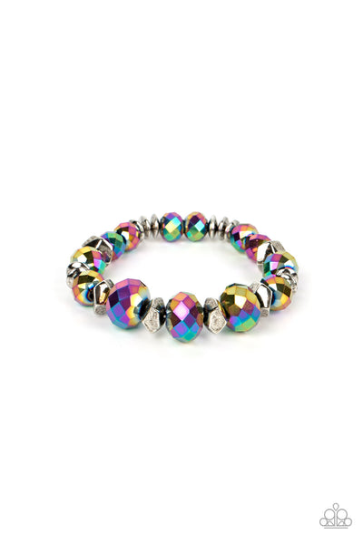 Paparazzi Astral Auras - Multi Oil Spill Bracelet