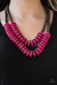 Paparazzi Dominican Disco Pink Necklace
