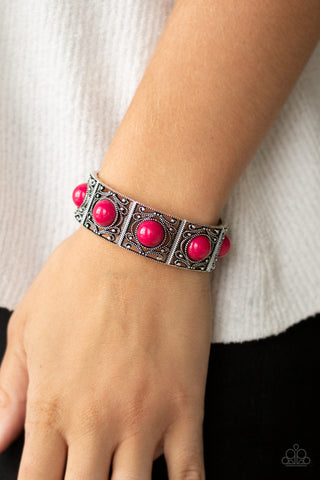 Paparazzi Victorian Dream Pink Bracelet