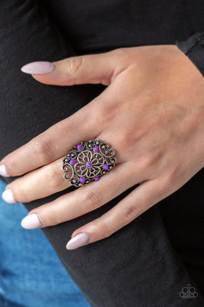 Paparazzi Floral Fancies - Purple Ring