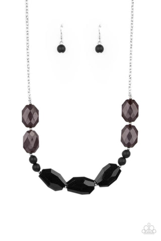 Paparazzi Melrose Melody Black Necklace