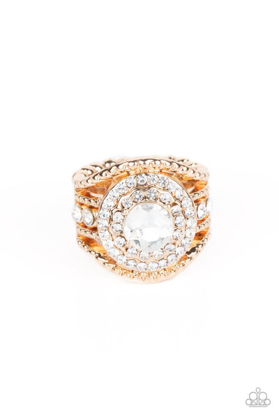 Paparazzi Understated Drama - Gold Ring