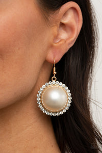 Paparazzi Esteemed Elegance - Gold Earrings