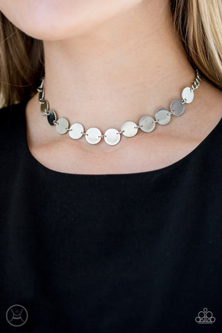 Paparazzi Faster Than SPOTLIGHT - Silver Necklace