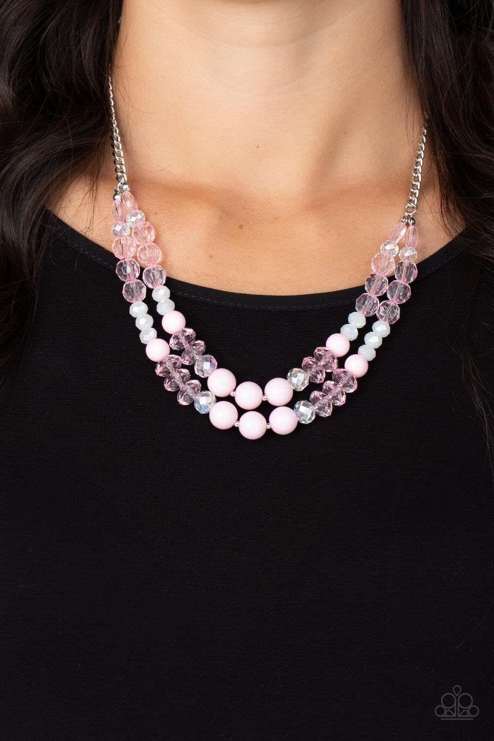 Paparazzi Vera-CRUZIN - Pink Necklace