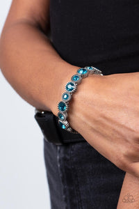 Paparazzi Phenomenally Perennial - Blue Bracelet