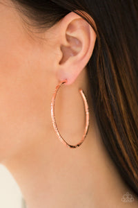 Paparazzi A Double Take Copper Earrings