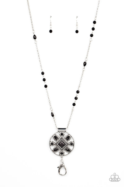 Paparazzi Sierra Showroom - Black Lanyard Necklace