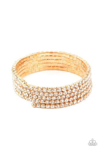 Paparazzi The GLOW-Digger Gold Bracelet