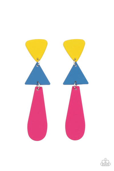 Paparazzi Retro Redux - Multi Earrings