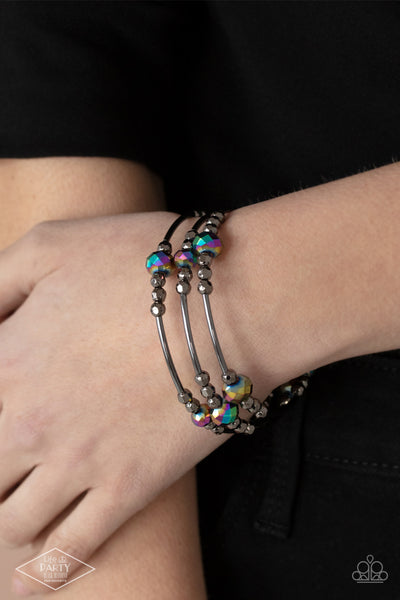 Paparazzi Showy Shimmer - Multi Bracelet Life of the Party 1/22