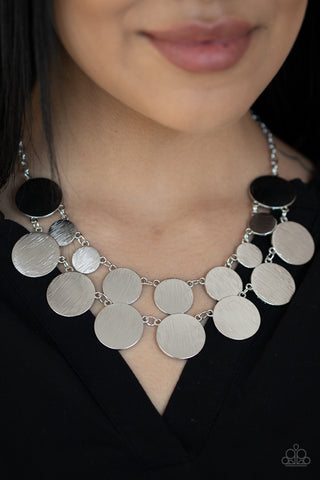 Paparazzi Stop and Reflect - Silver Necklace