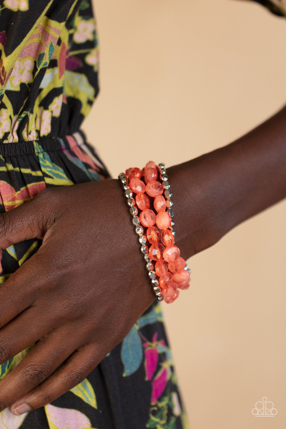 Paparazzi Seaside Siesta - Orange Bracelet