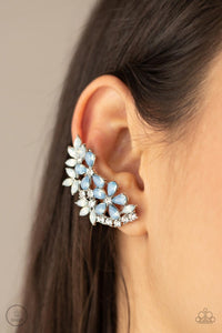 Paparazzi Garden Party Powerhouse Blue Ear crawlers earrings