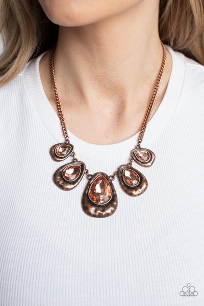 Paparazzi Formally Forged - Copper Necklace