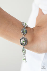 Paparazzi Secret Garden Glamour - Green Bracelet