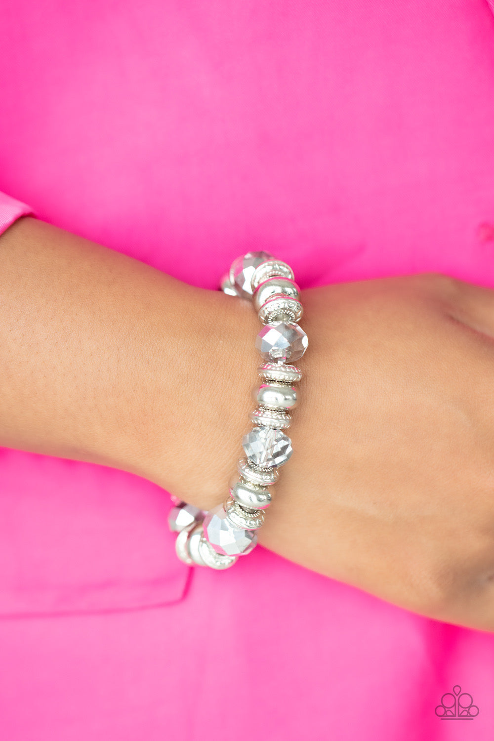 Paparazzi Power Pose - Silver Bracelet