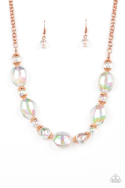 Paparazzi Prismatic Magic - Copper Necklace