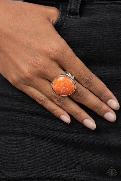 Paparazzi Aesthetically Authentic - Orange Stone