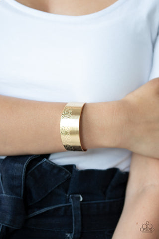 Paparazzi Mixed Vibes - Gold Bracelet
