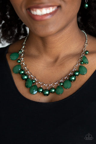 Paparazzi Pacific Posh - Green Necklace