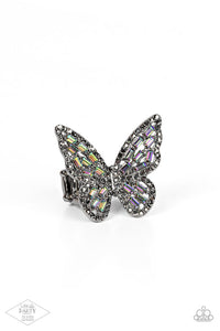 Paparazzi Flauntable Flutter Multi Butterfly Ring