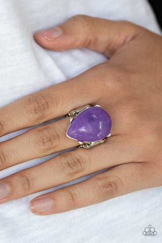 Paparazzi Mojave Minerals - Purple Ring