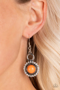 Paparazzi Mojave Mogul Orange Earrings