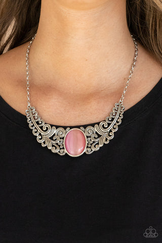 Paparazzi Celestial Eden - Pink Necklace