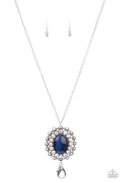 Paparazzi Oh My Medallion Blue Necklace