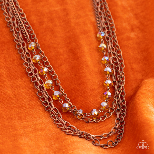 Paparazzi Extravagant Elegance - Copper Necklace