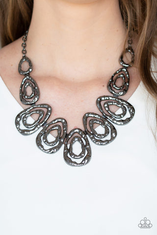 Paparazzi Terra Couture - Black Necklace