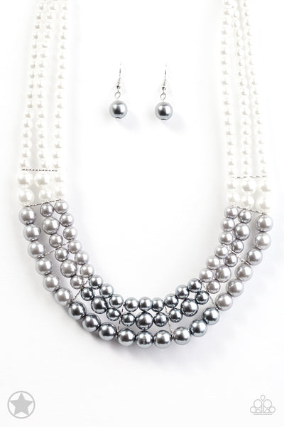 Paparazzi Lady In Waiting Blockbuster Multi Pearl Necklace