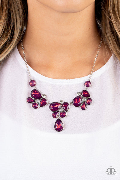 Paparazzi Everglade Escape - Purple Necklace