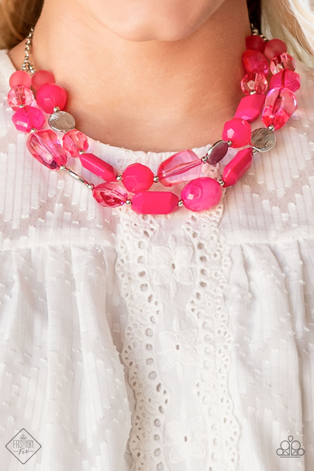 Paparazzi Oceanic Opulence - Pink Necklace