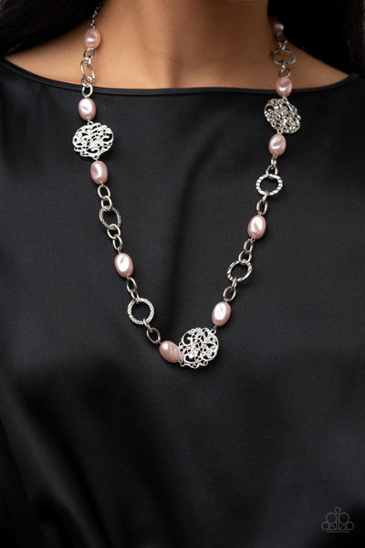 Paparazzi Social Soiree - Pink Necklace