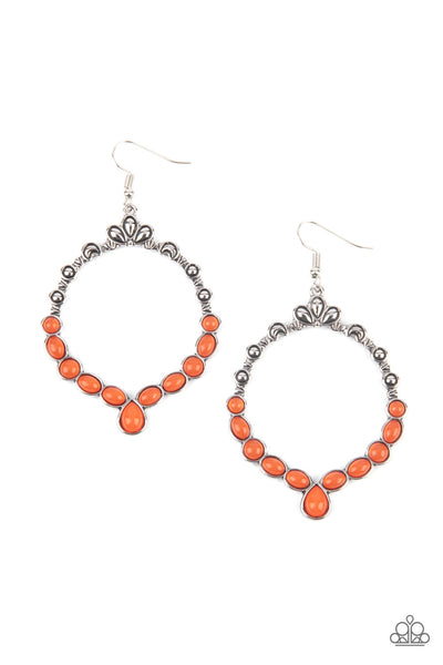 Paparazzi Thai Treasures Orange Earrings